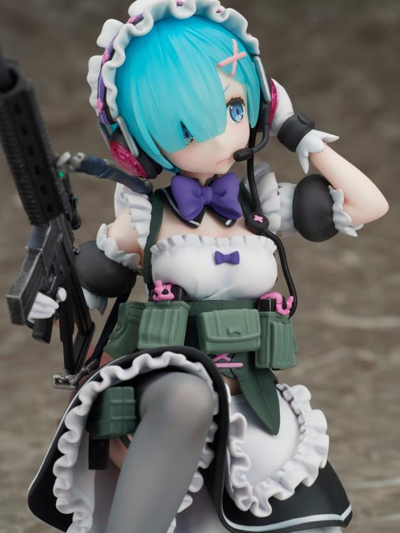 Re Zero Starting Life in Another World F Nex Rem (Military Ver.) 1/7 Scale Figure