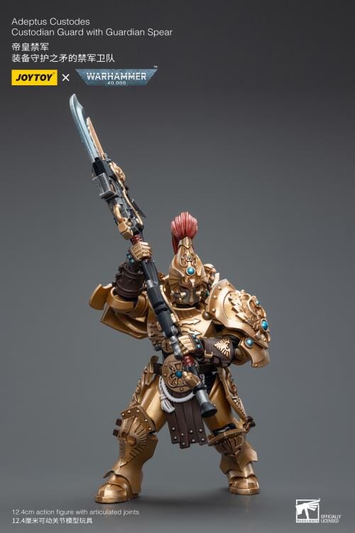 Warhammer 40K Adeptus Custodes Custodian Guard with Guardian Spear 1/18 Scale Figure