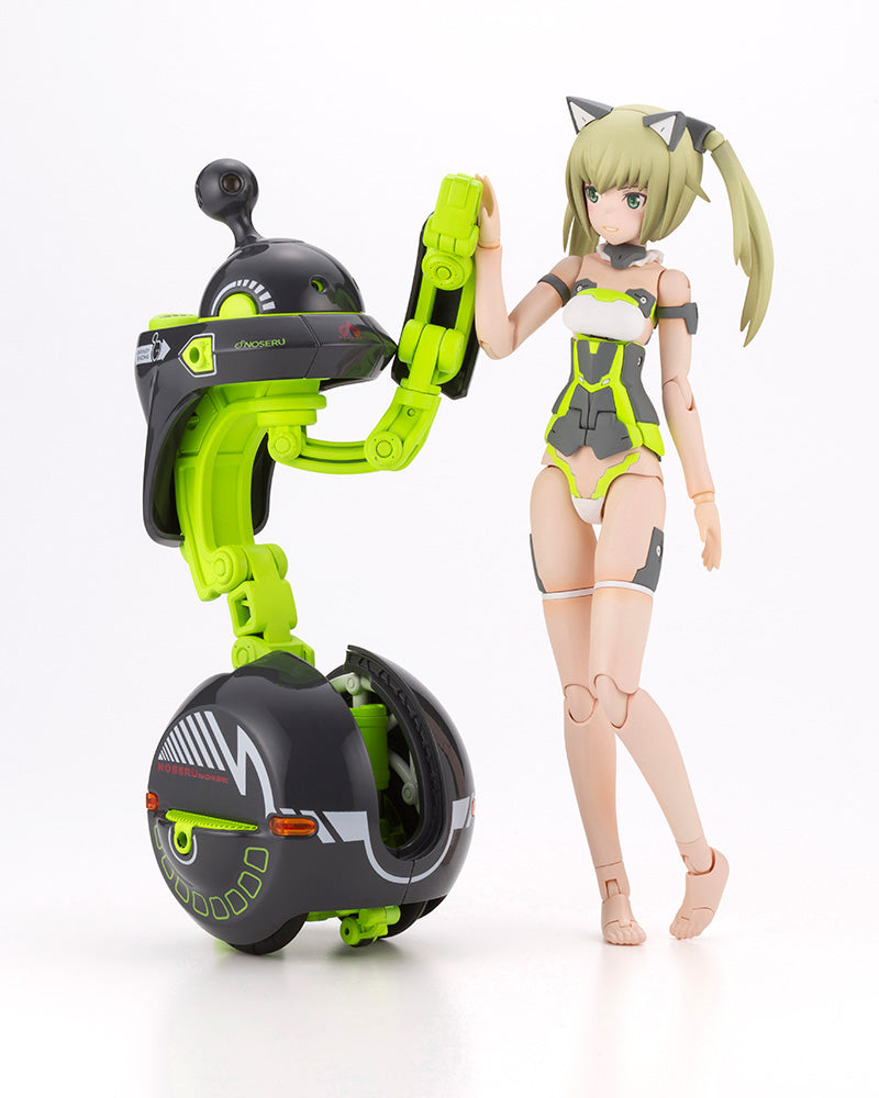 Frame Arms Girl x Maruttoys Innocentia (Racer Ver.) and Noseru (Racing Specs Ver.) Model Kit