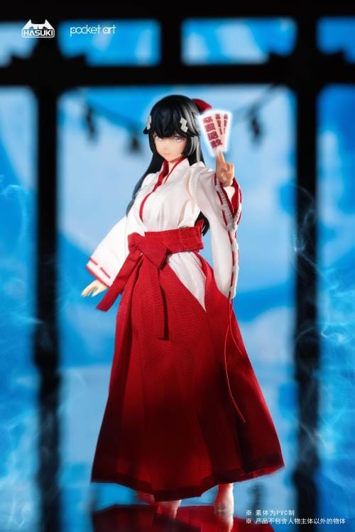 Pocket Art Series Exorcism Shrine Maiden Tsubaki 1/12 Scale Figure