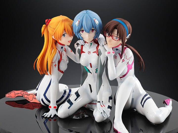 Rebuild of Evangelion KD Colle Asuka/Rei/Mari (Newtype Cover Ver.) 1/8 Scale Figure Set