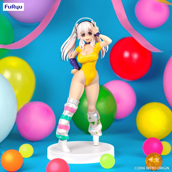 Nitroplus Super Sonico (1980's Yellow Another Color Ver.) Concept Figure (Reissue)