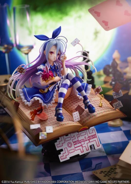 No Game No Life Shiro (Alice in Wonderland Ver.) 1/7 Scale Shibuya Scramble Figure