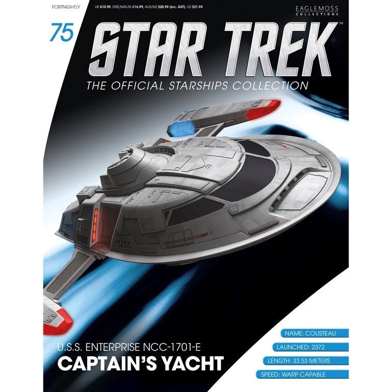 Star Trek Starships Collection #75 USS Enterprise NCC-1701-E Captain's Yacht