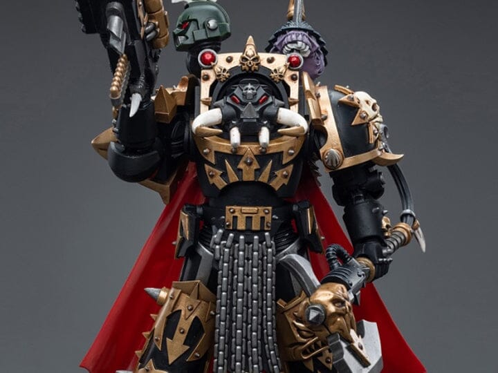 Warhammer 40K Chaos Space Marines Black Legion Chaos Lord in Terminator Armor 1/18 Scale Figure