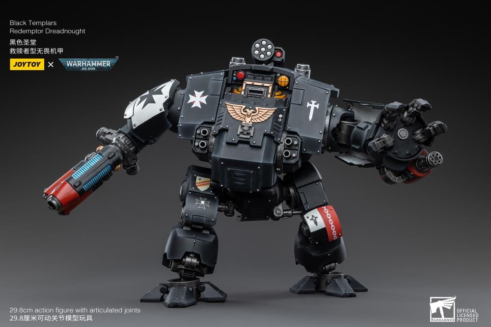 Warhammer 40K Black Templars Redemptor Dreadnought 1/18 Scale Figure