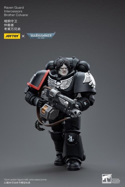 Warhammer 40K Raven Guard Intercessors Brother Colvane 1/18 Scale Figure