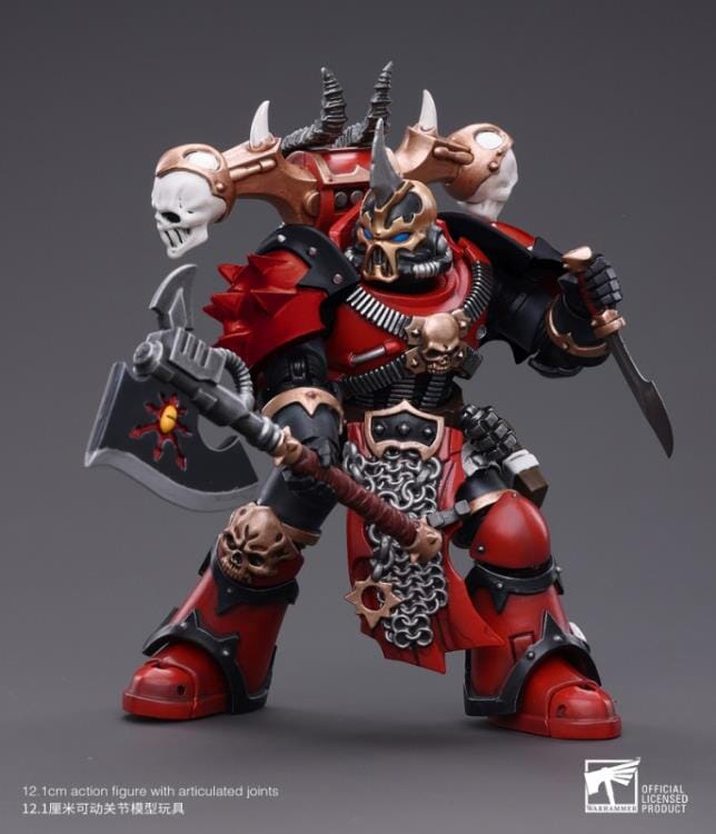 Warhammer 40K Chaos Space Marines Red Corsairs Exalted Champion Gotor the Blade 1/18 Scale Figure