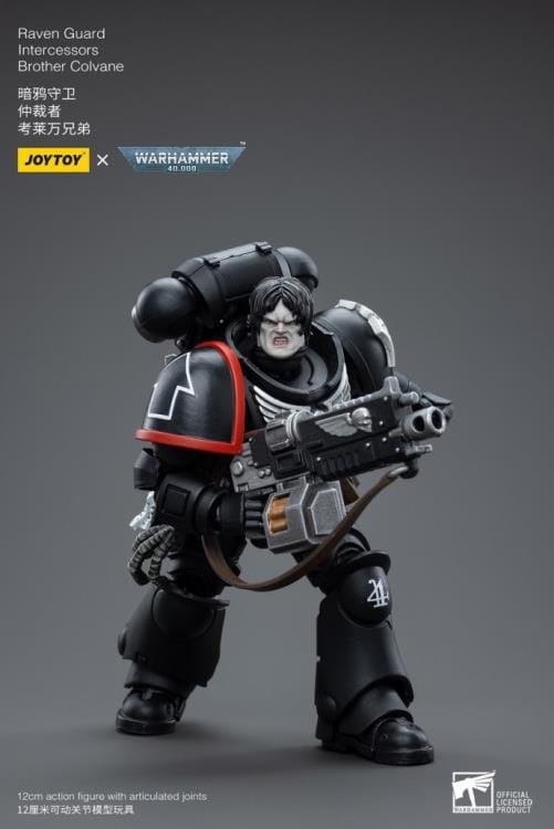 Warhammer 40K Raven Guard Intercessors Brother Colvane 1/18 Scale Figure