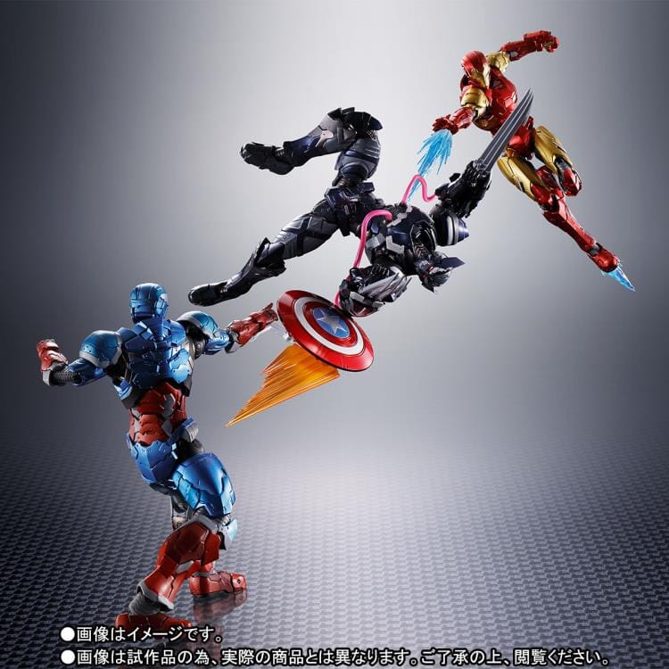 Tech-On Avengers S.H.Figuarts Tech-On Venomized Wolverine