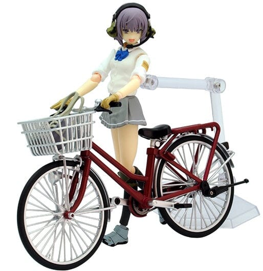 TomyTec Little Armory 1/12 LM005 Commuting Bicycle Defense School Maroon