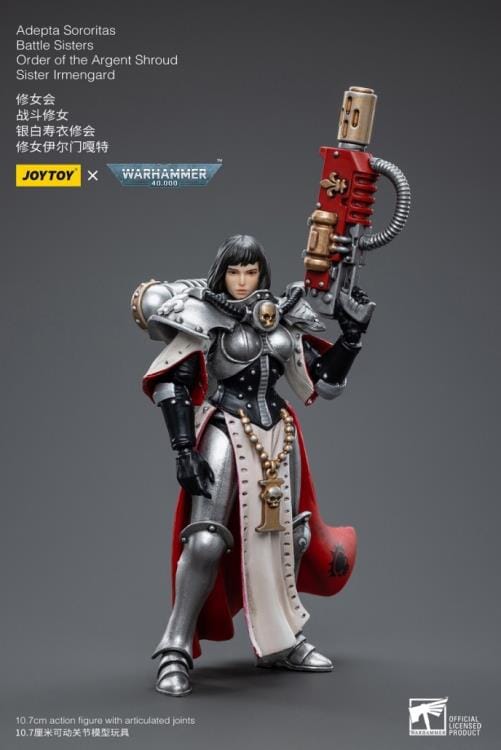 Warhammer 40k Adepta Sororitas Battle Sisters Order of the Argent Shroud Sister Irmengard 1/18 Scale Figure (Reissue)