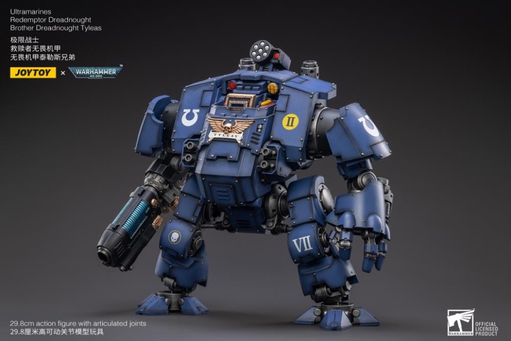 Warhammer 40K Ultramarines Redemptor Dreadnought Brother Tyleas 1/18 Scale Action Figure (Reissue)