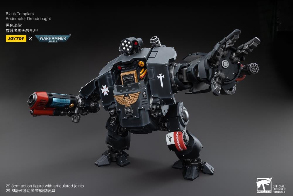 Warhammer 40K Black Templars Redemptor Dreadnought 1/18 Scale Figure