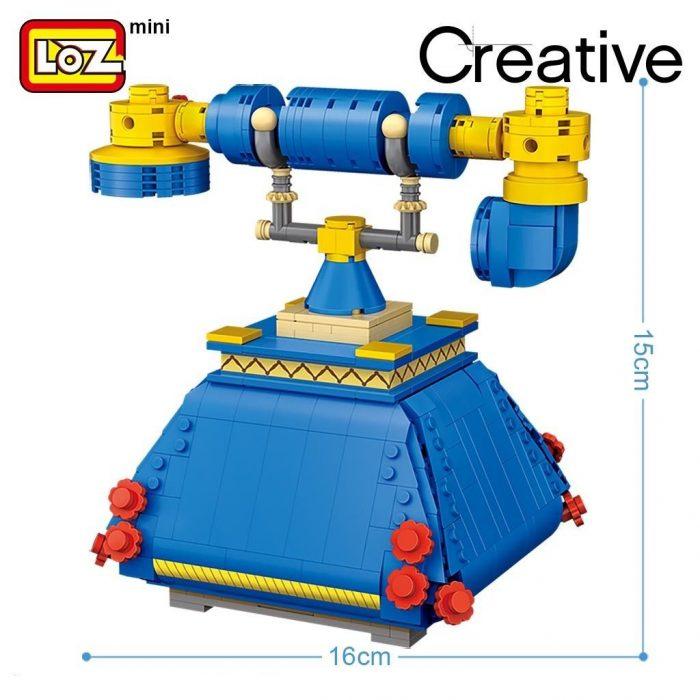 LOZ Creative 1124 Blue Telephone