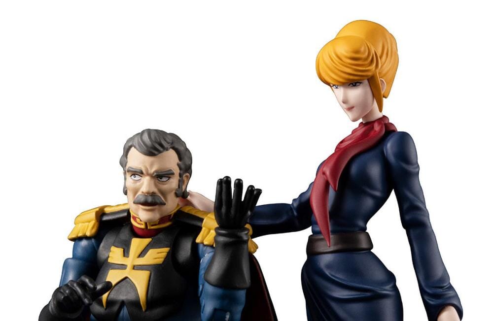 Mobile Suit Gundam G.M.G. Principality of Zeon Team Ramba Ral & Motorcycle Set (With Gift)