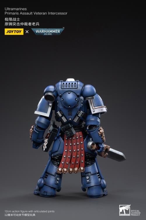 Warhammer 40K Ultramarines Primaris Assault Veteran Intercessor 1/18 Scale Figure