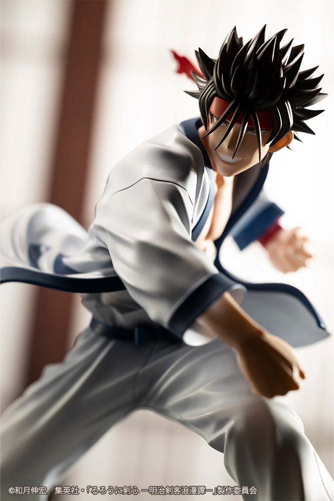 Rurouni Kenshin Meiji Swordsman Romantic Story ArtFX J Sanosuke Sagara 1/8 Scale Figure