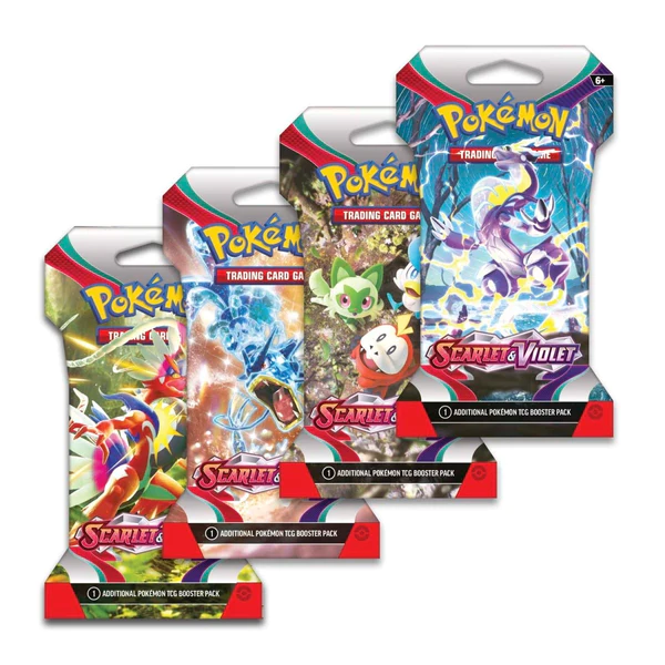 Pokemon TCG Scarlet & Violet Sleeved Booster Pack (10 Cards)