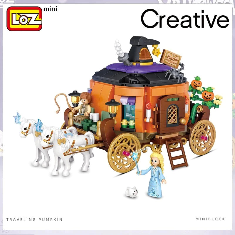 LOZ Creative 1134 Pumpkin Carriage