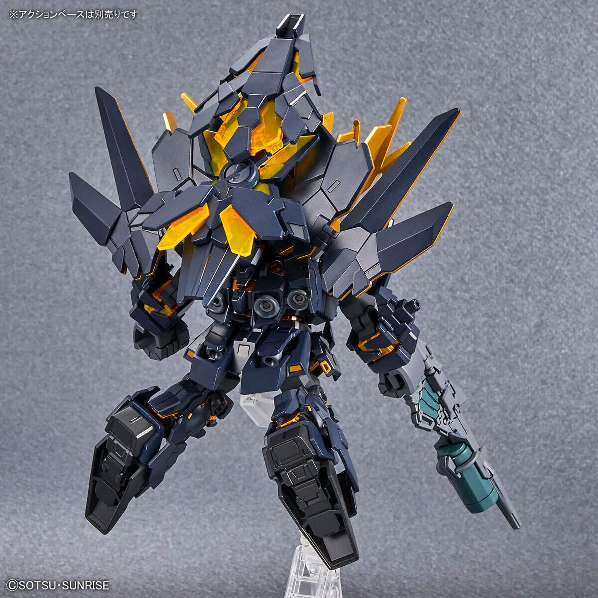 SD Gundam Cross Silhouette (SDCS) #19 Unicorn Gundam 02 Banshee (Destroy Mode) & Banshee Norn Parts Set