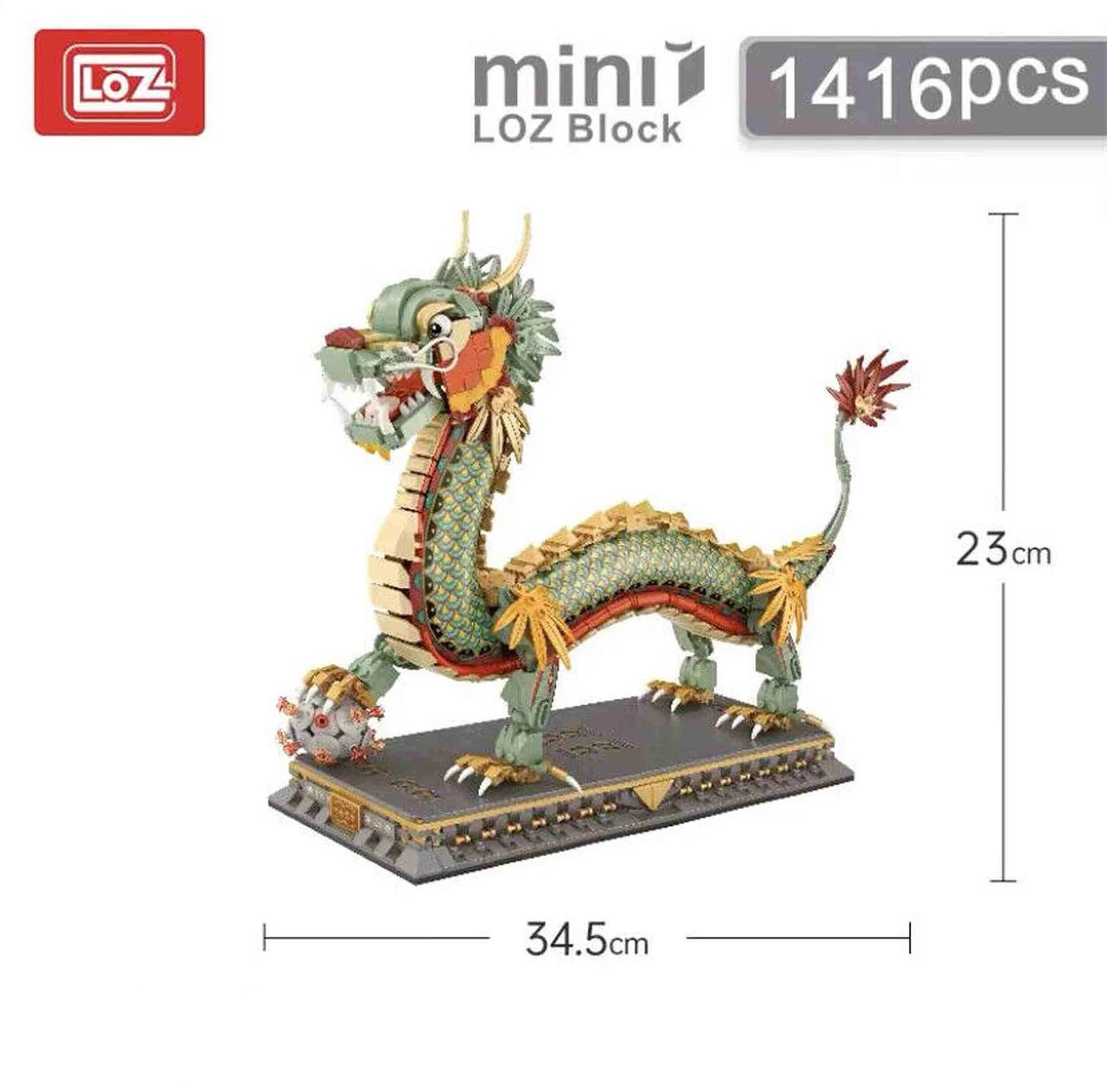 LOZ 1928 Chinese New Year Dragon