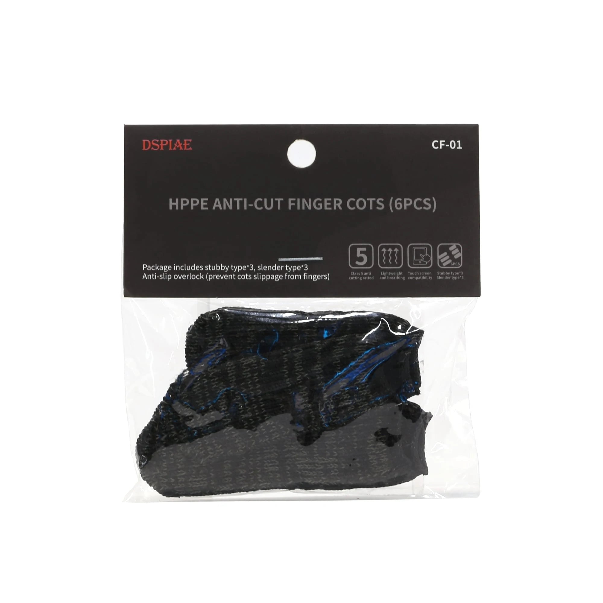 DSPIAE CF-01 ANTI CUT FINGER COTS 6PCS