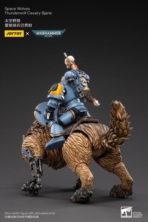 Warhammer 40K Space Wolves Thunderwolf Cavalry Bjane 1/18 Scale Figure (Reissue)