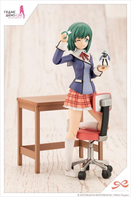 Frame Arms Girl Sousai Shoujo Teien Wakaba Girls' High School Winter Clothes Bukiko Kotobuki (Modeler's Edition) 1/10 Scale Model Kit