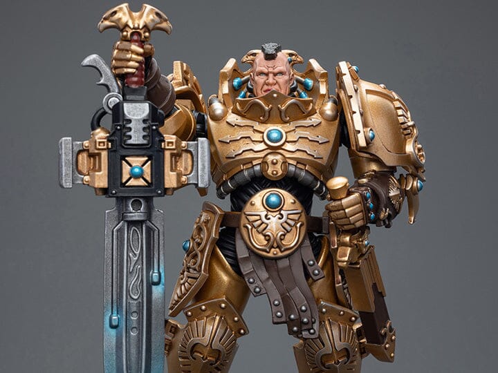 Warhammer 40K Adeptus Custodes Custodian Guard with Sentinel Blade 1/18 Scale Figure