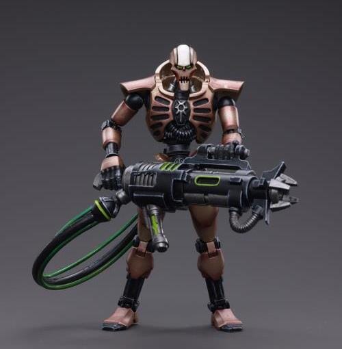 Warhammer 40K Necrons Szarekhan Dynasty Immortal with Tesla Carbine 1/18 Scale Figure Set