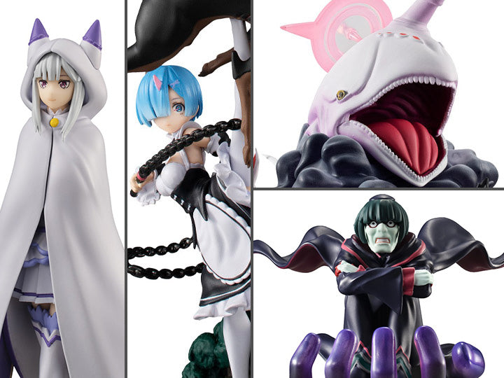 Re Zero Starting Life in Another World Petitrama Series Boxed Set of 4 Figures