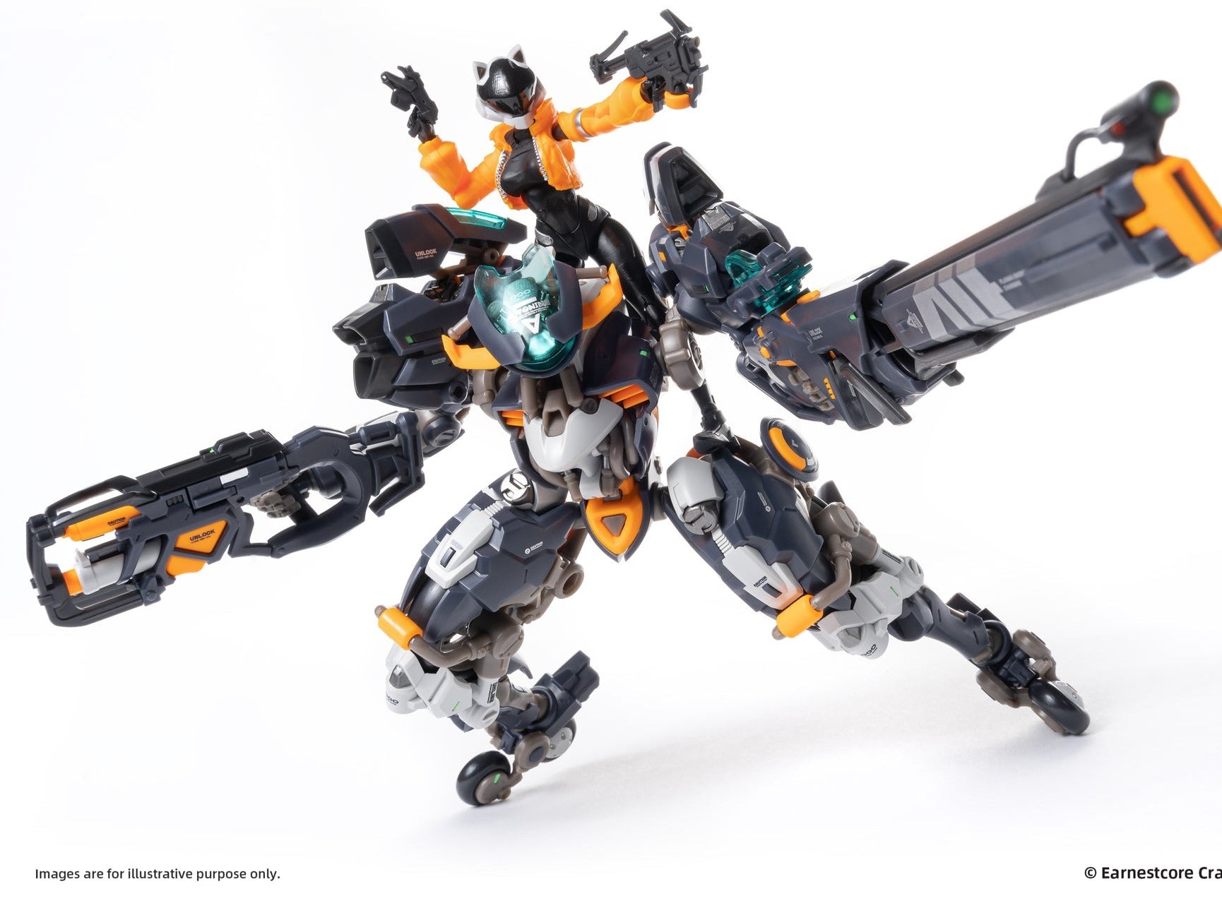 Robot Build RB-14 Denki No. 9 AutoNine Figure