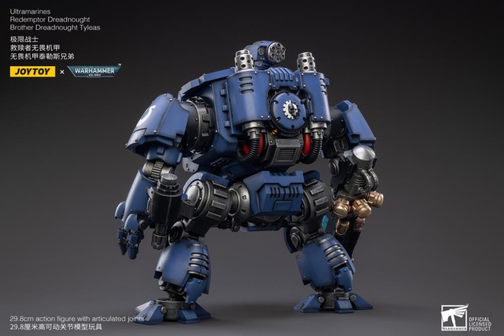 Warhammer 40K Ultramarines Redemptor Dreadnought Brother Tyleas 1/18 Scale Action Figure (Reissue)