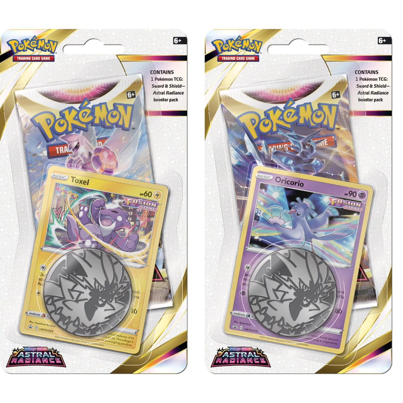 Pokemon: Sword & Shield - Astral Radiance - Checkland Blister Pack (Set of 2)