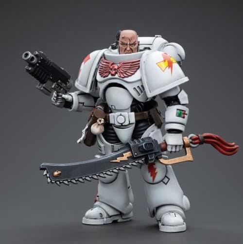 Warhammer 40K White Scars Assault Intercessor Sergeant Tsendbaatar 1/18 Scale Figure