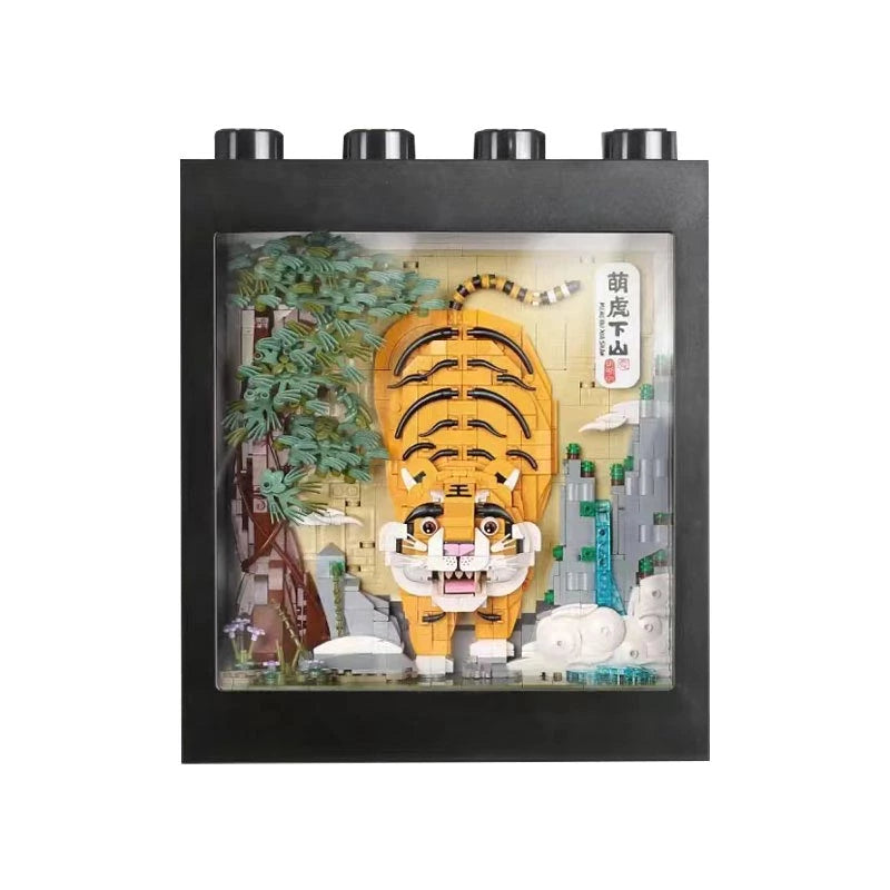 LOZ Mini Blocks 1906 Tiger Painting