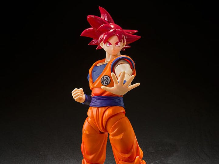 Dragon Ball Super S.H.Figuarts Super Saiyan God Goku (Saiyan God Instilled with the Light of Righteous Hearts) (Reissue)