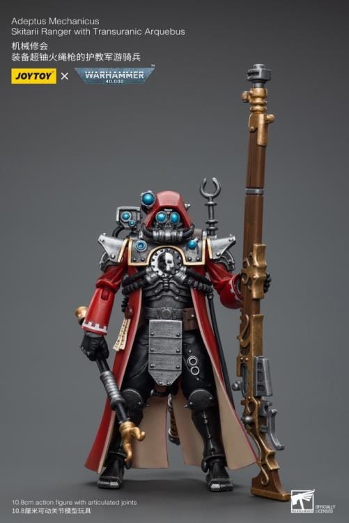 Warhammer 40K Adeptus Mechanicus Skitarrii Ranger with Transuranic Arquebus 1/18 Scale Figure