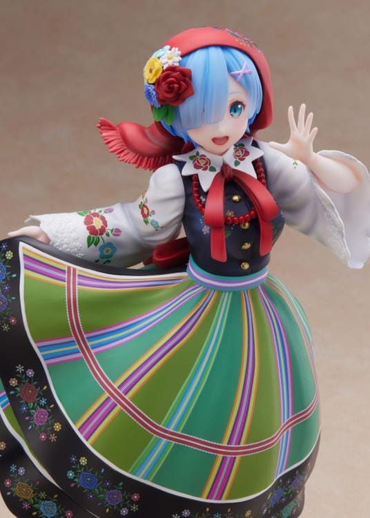 Re Zero Starting Life in Another World F Nex Rem (Country Dress Ver.) 1/7 Scale Figure