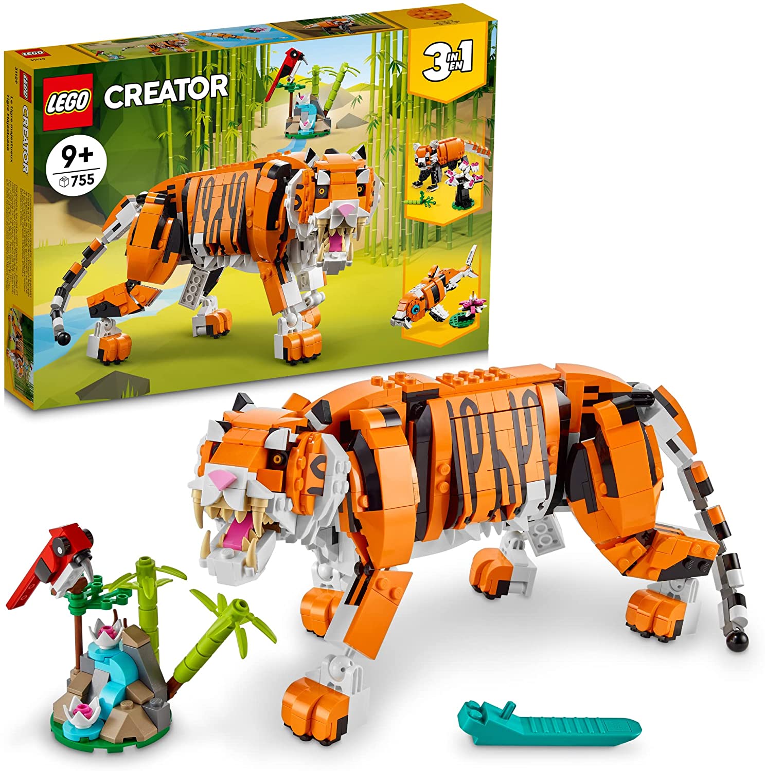 LEGO Creator 3in1 Majestic Tiger 31129 Building Kit