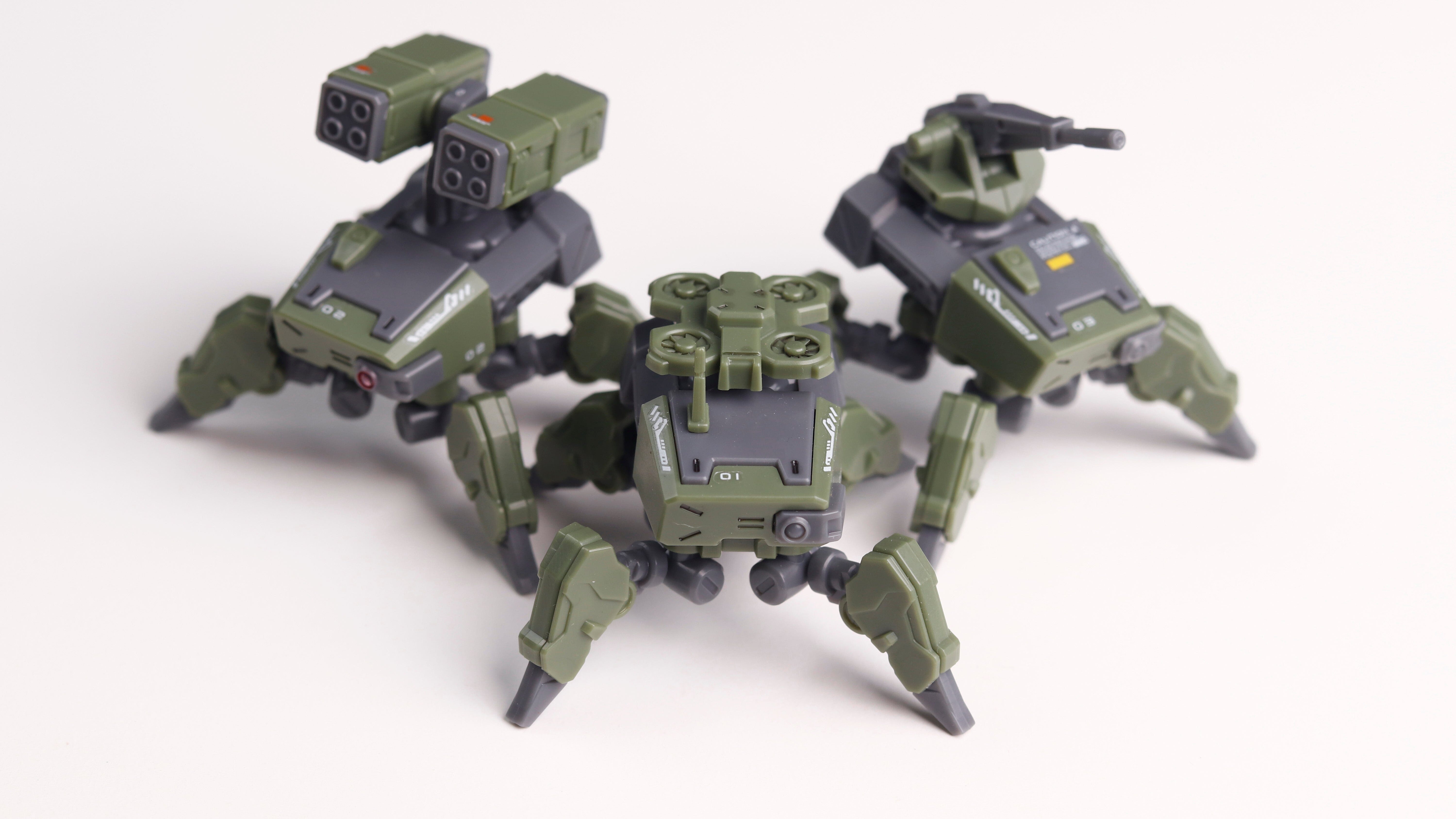 Tarantula Support Mobile Armor (Green) (Set of 3)