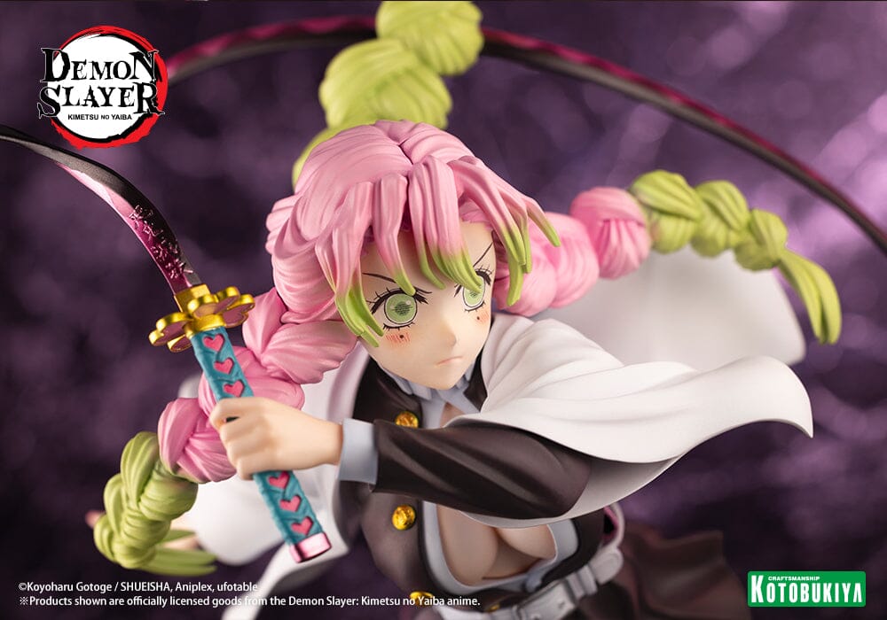 Demon Slayer Kimetsu no Yaiba ArtFX J Mitsuri Kanroji 1/8 Scale Figure