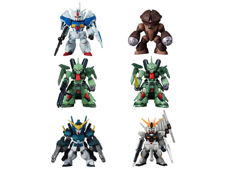 Gundam FW Gundam Converge 10th Anniversary Memorial Selection #2 Set of 6 Figures