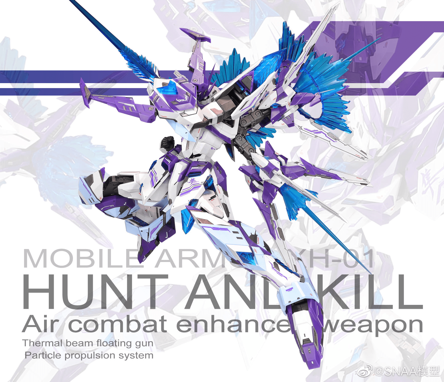 Mobile Armor XH-01 Hunt and Kill Hunting Falcon (Revival Ver.) 1/100 Scale Model Kit