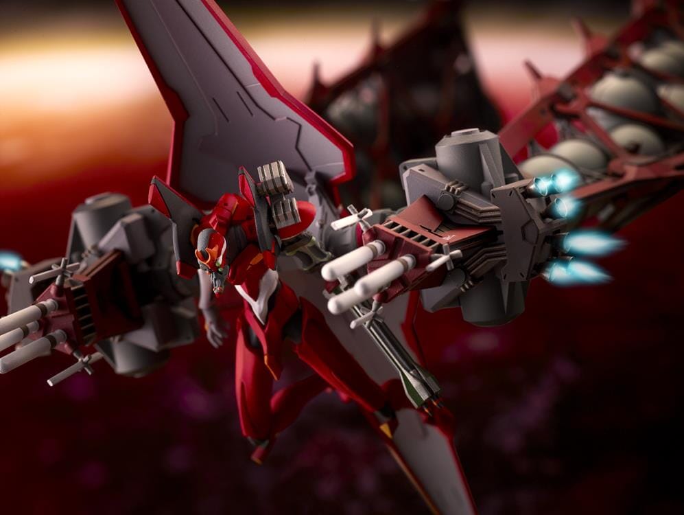 Rebuild of Evangelion EVA Unit-02 Beta Equipped with Booster Figure