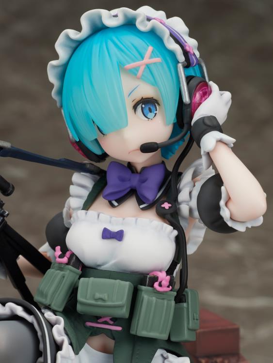 Re Zero Starting Life in Another World F Nex Rem (Military Ver.) 1/7 Scale Figure