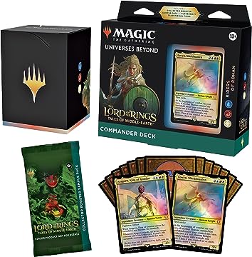 Magic The Gathering Lord of the Rings Universes Beyond Commander Deck Display (4 Decks)