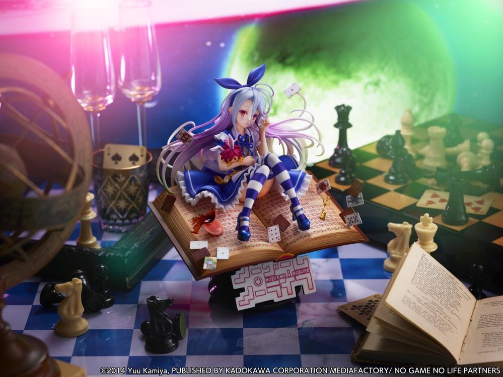 No Game No Life Shiro (Alice in Wonderland Ver.) 1/7 Scale Shibuya Scramble Figure