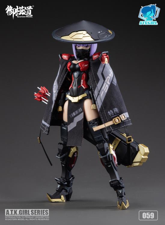 A.T.K. Girl Brocade-Clad Elite Guard (Jinyi Wei JW059 - Red Ver.) 1/12 Scale Model Kit